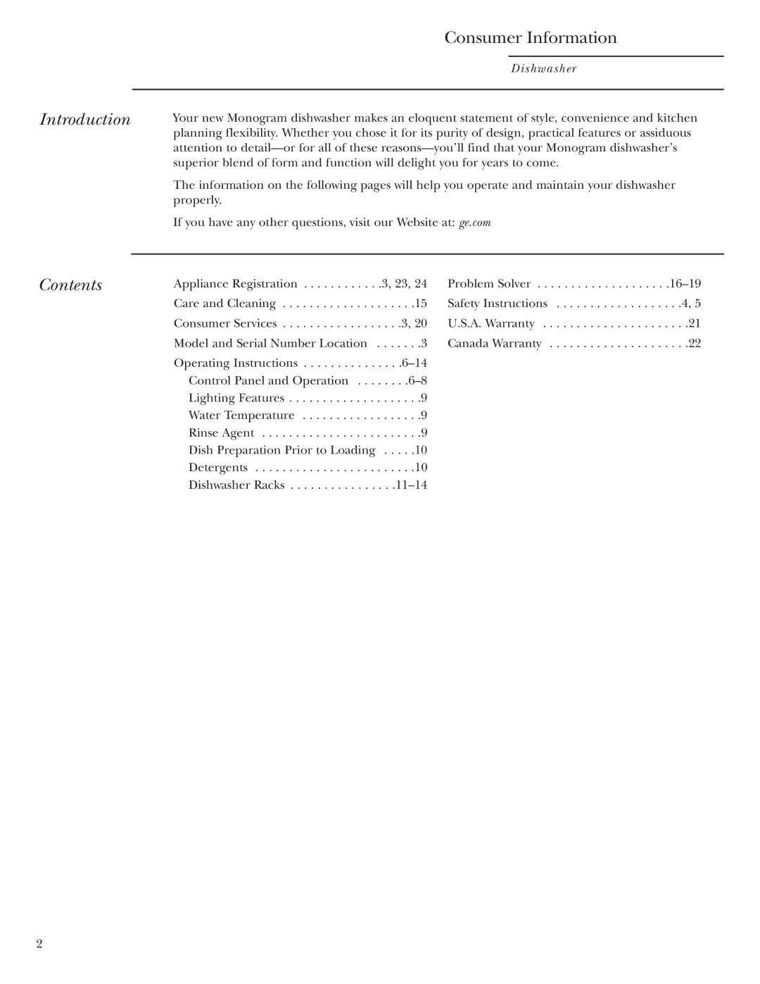 Cuisine-Cookware ZBD6880, ZBD6800, ZBD0710, ZBD6890, ZBD0700 manual Introduction, Contents 