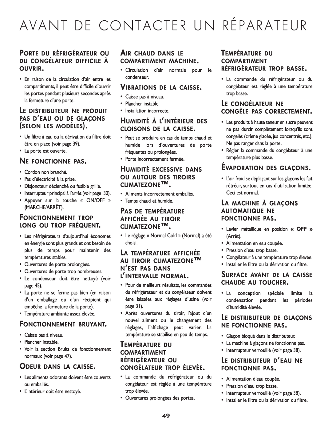 Cuno 111405-1 manual Le Distributeur Ne Produit 