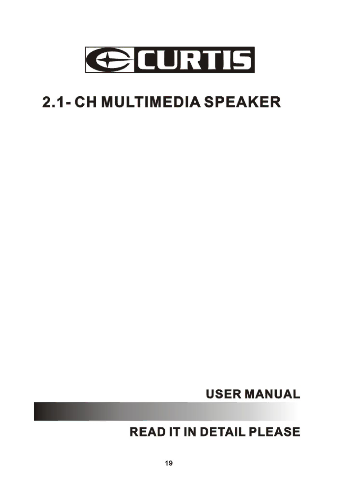 Curtis 2053 manual 