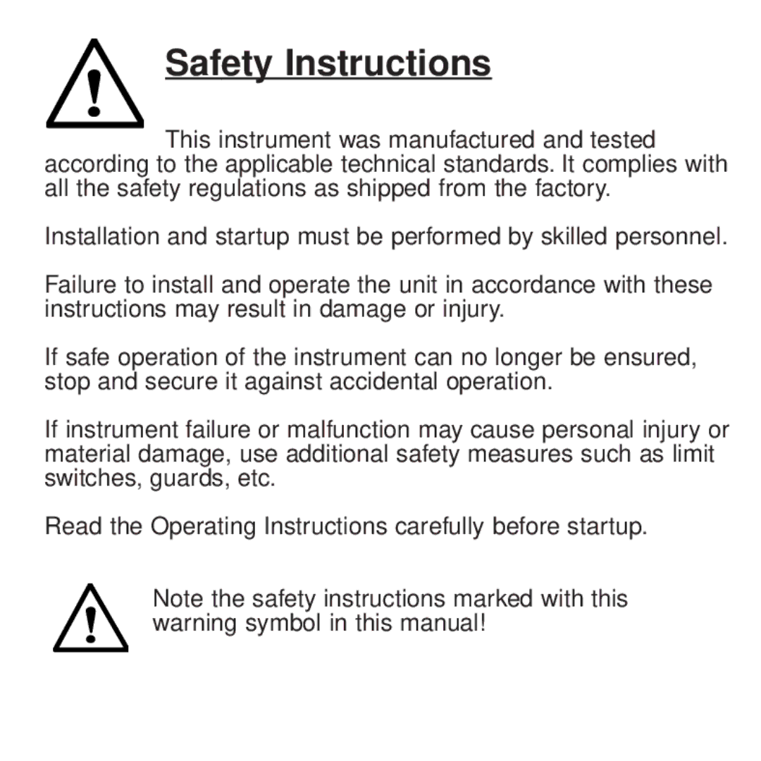 Curtis 2100R, 2200R manual Safety Instructions 