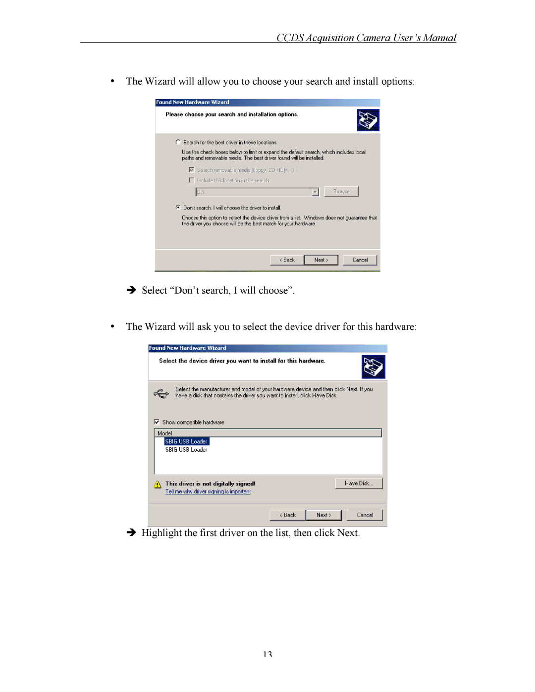 Curtis Computer CCDS user manual Ccds Acquisition Camera User’s Manual 