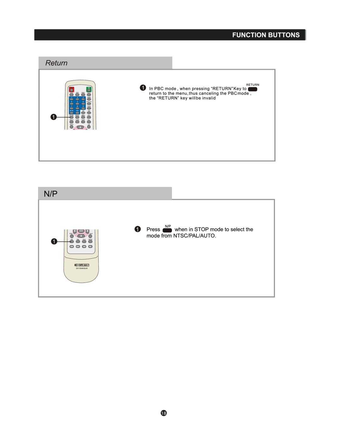 Curtis DV1054HDUK instruction manual 