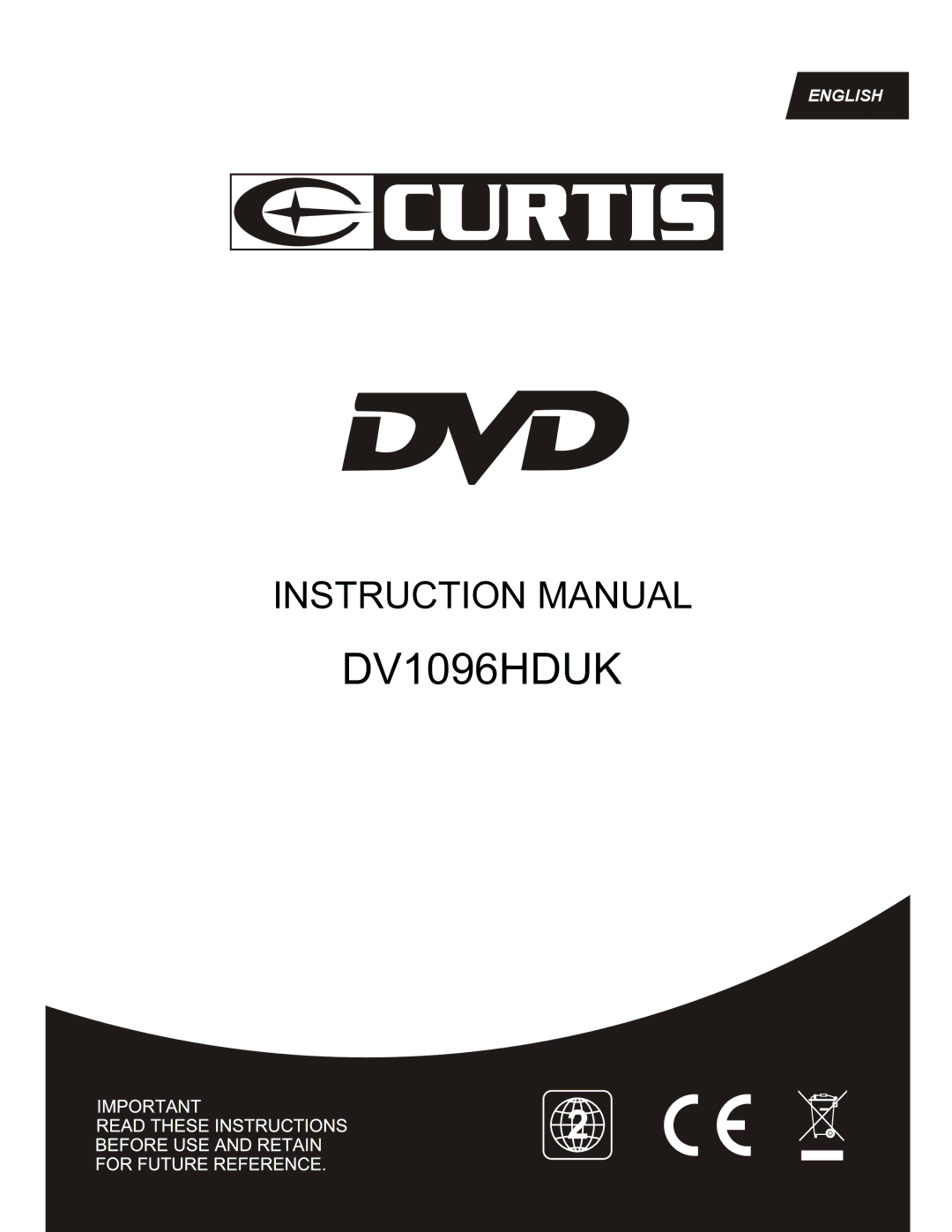 Curtis DV1096HDUK instruction manual 