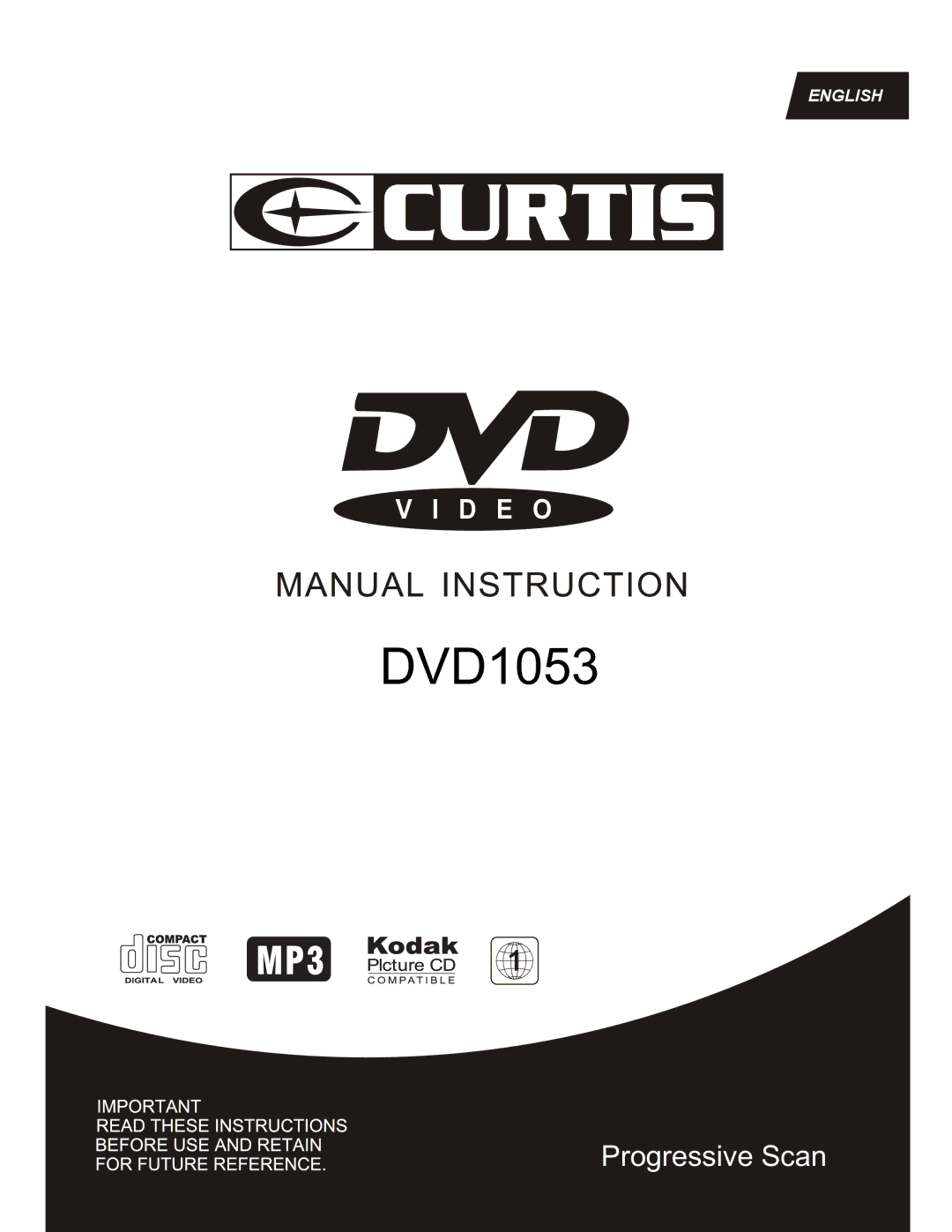 Curtis DVD1053 manual 