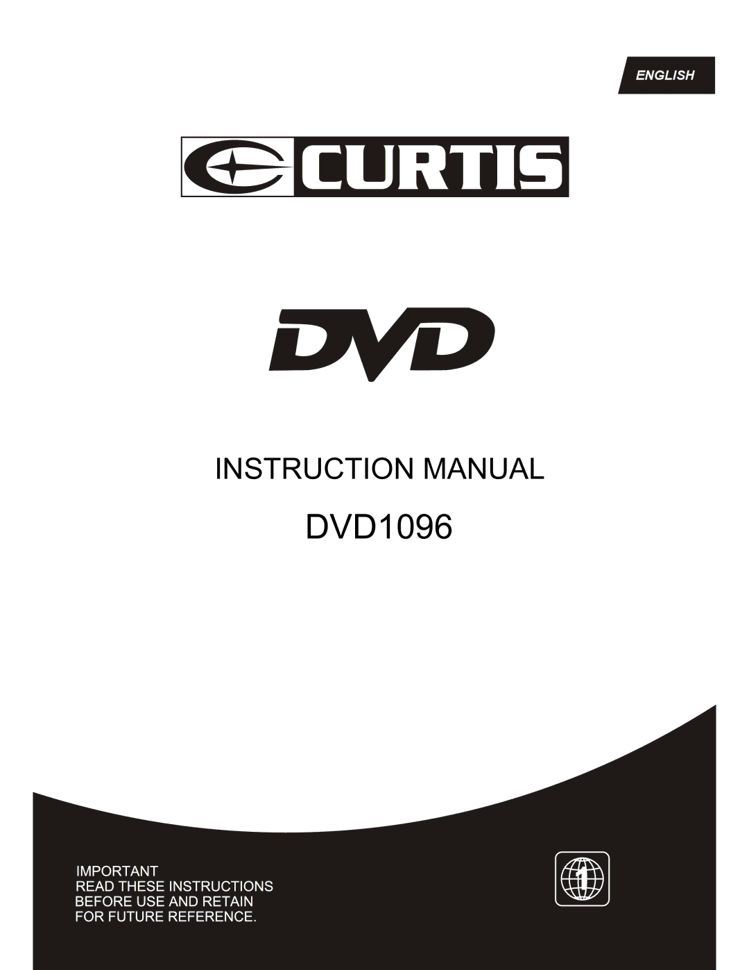 Curtis DVD1096 instruction manual 