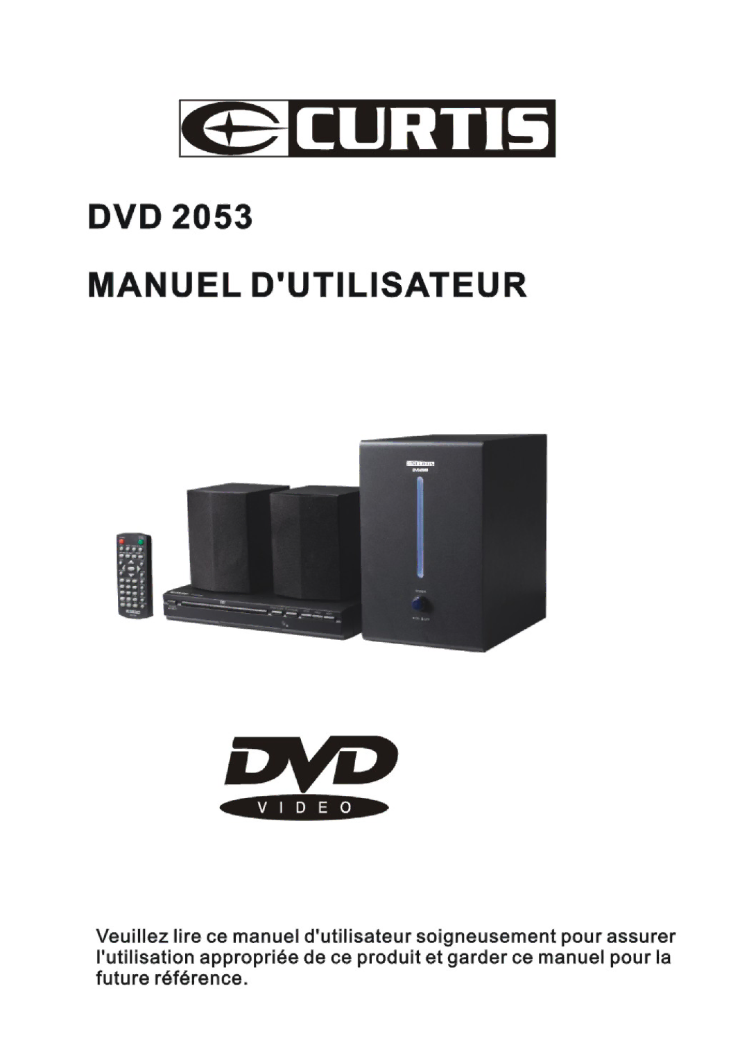 Curtis DVD2053 manual 