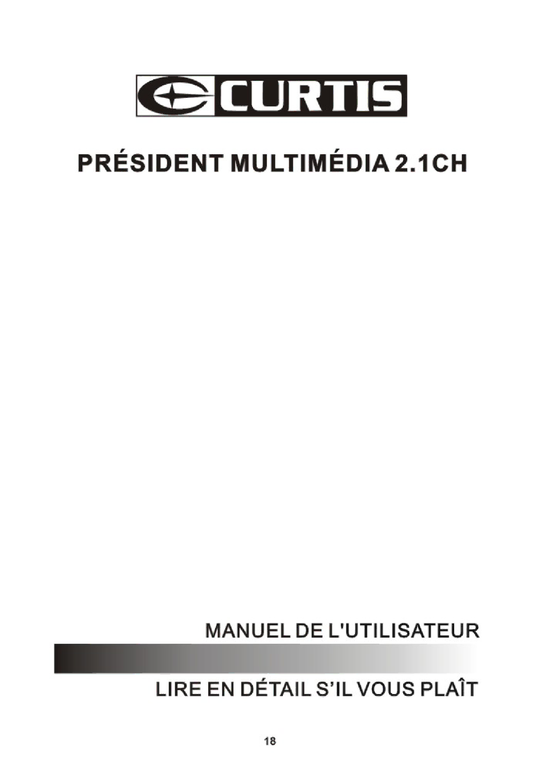 Curtis DVD2053 manual 