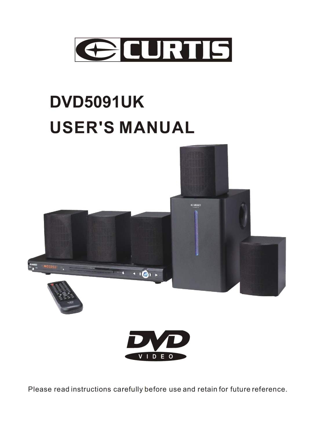 Curtis DVD5091UK user manual 