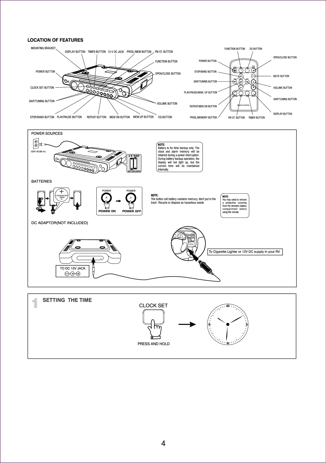 Curtis KCR2613A owner manual 