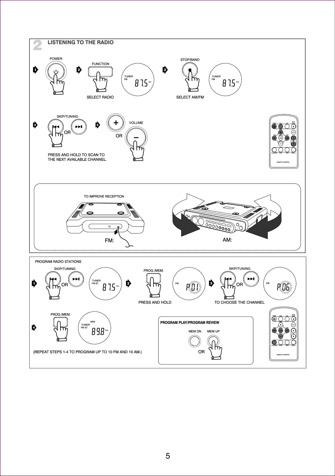 Curtis KCR2613P owner manual 