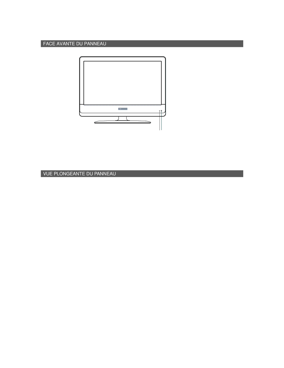 Curtis LCD1924 manual Presentation DU Panneau DE Commande, Face Avante DU Panneau 