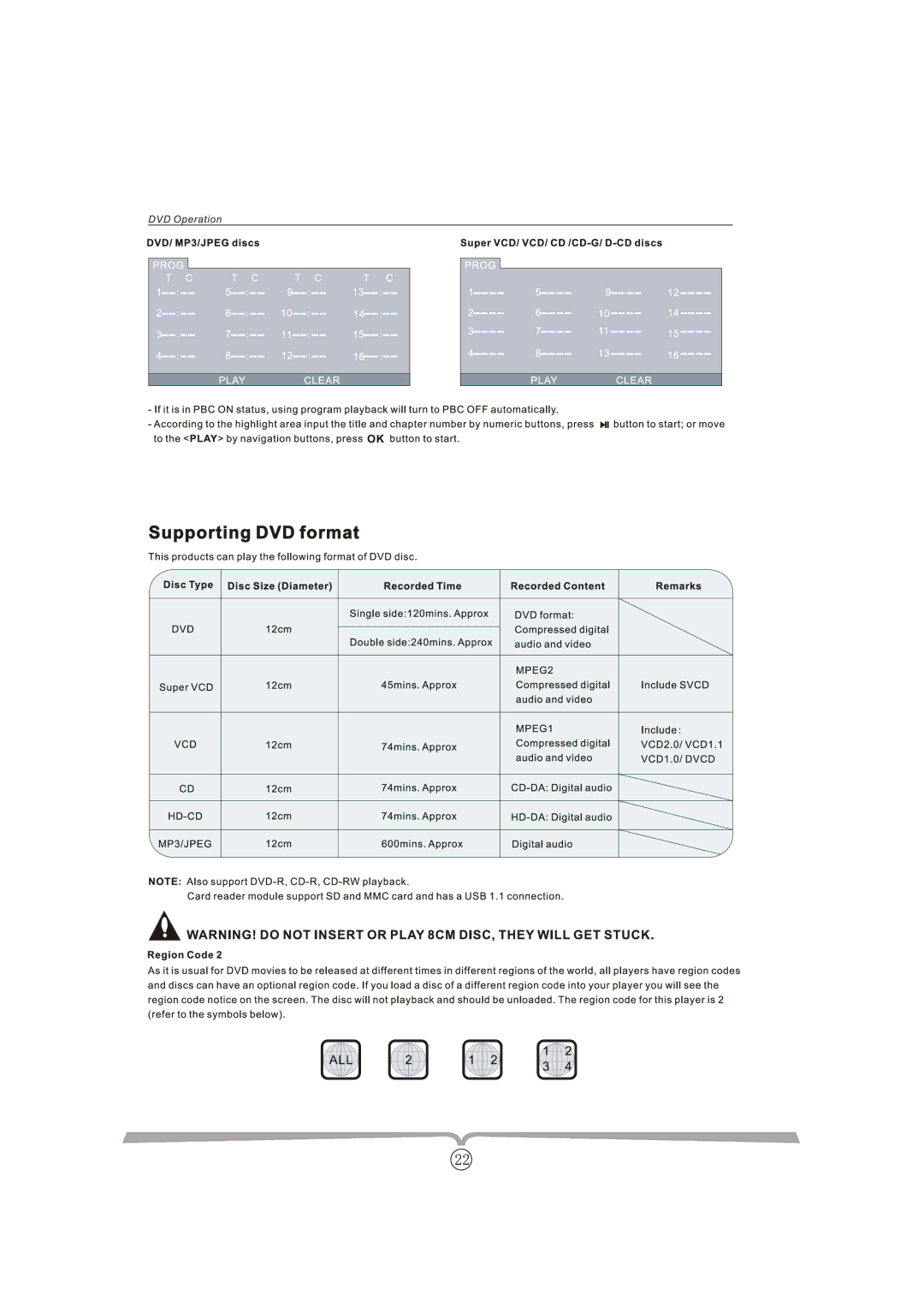 Curtis LCDVD152UK manual 