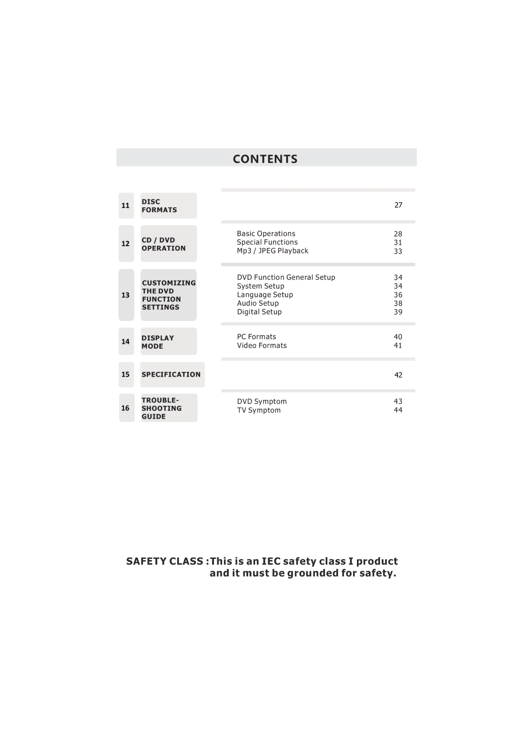 Curtis LCDVD193A instruction manual Language Setup Audio Setup Digital Setup 