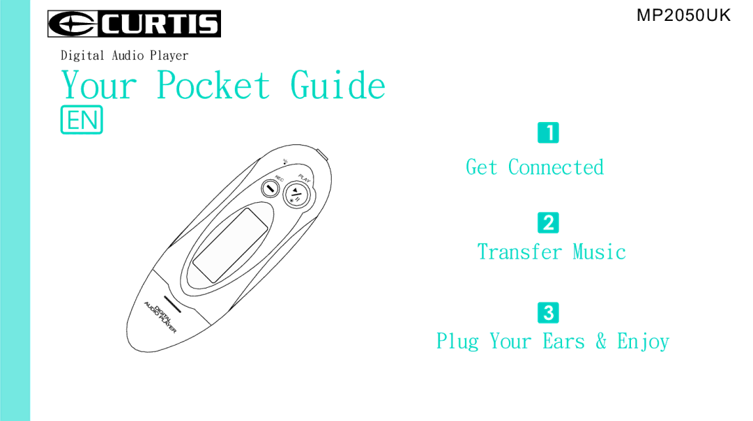 Curtis MP2050UK manual Your Pocket Guide 