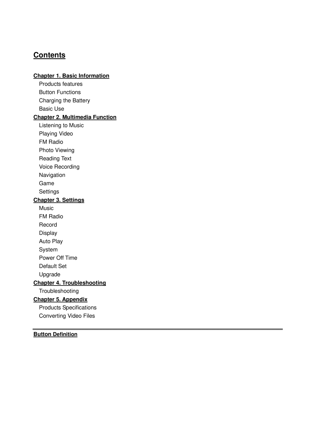 Curtis MPK7836 user manual Contents 