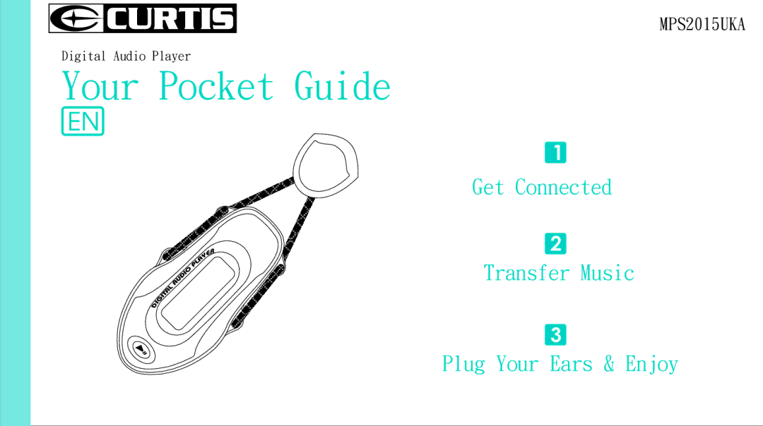 Curtis MPS2015UKA manual Get Connected Transfer Music Your Ears & Enjoy 