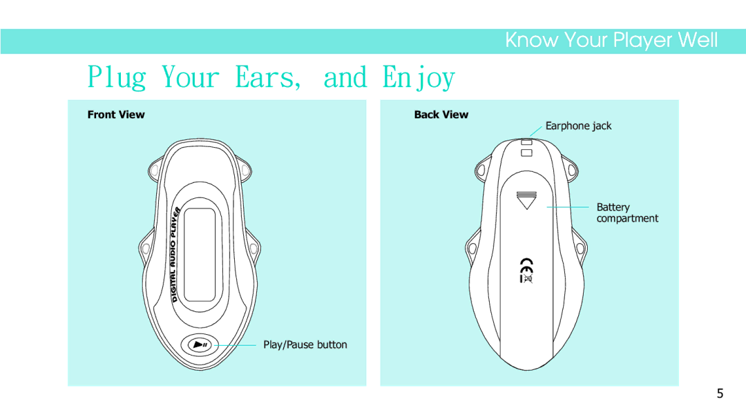 Curtis MPS2015UKA manual Plug Your Ears, and Enjoy 