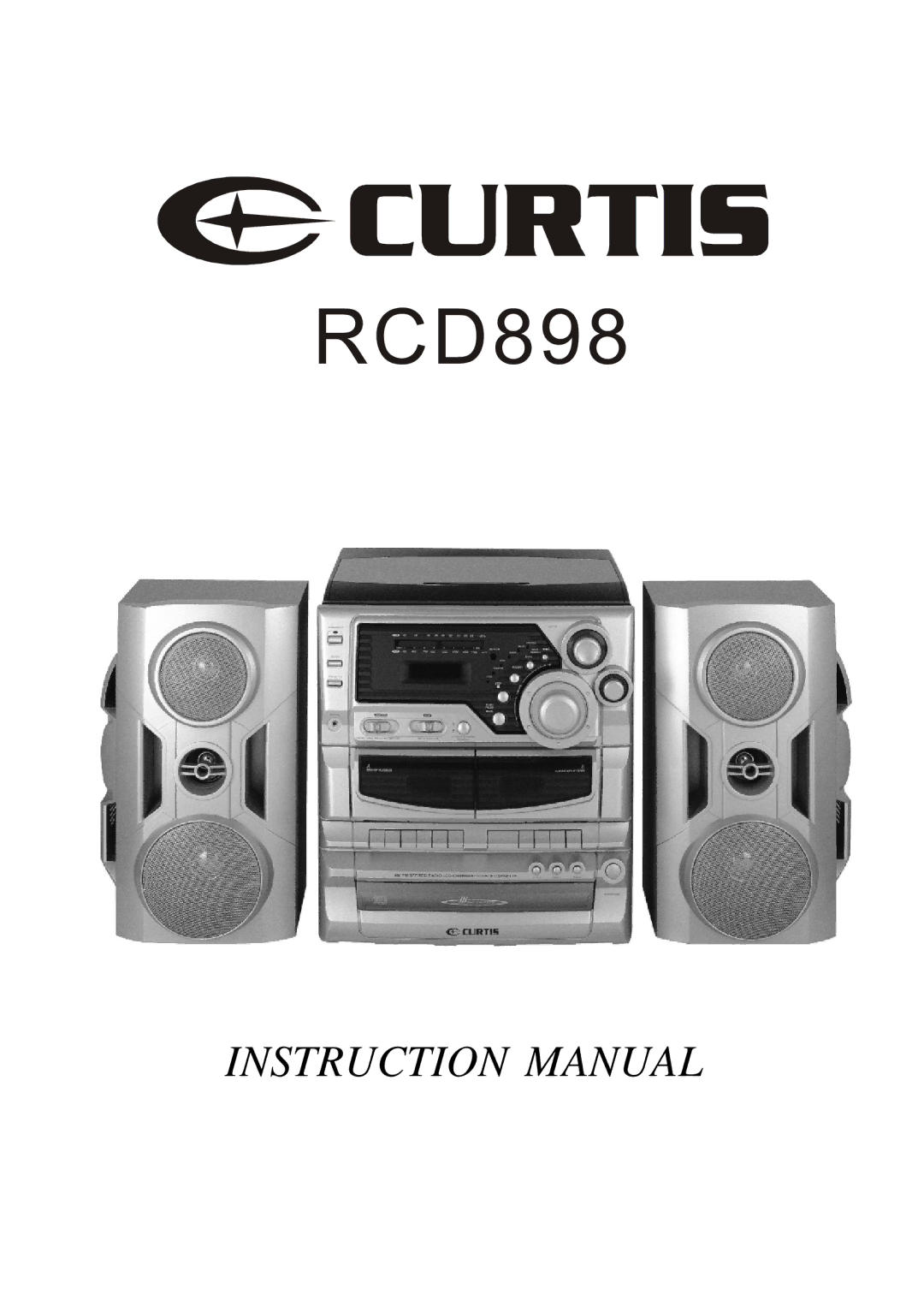 Curtis pmn instruction manual RCD898 