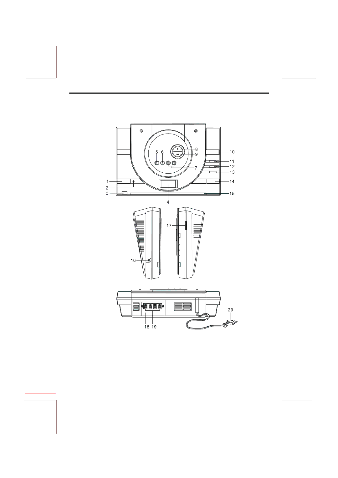 Curtis RCD-637 instruction manual 