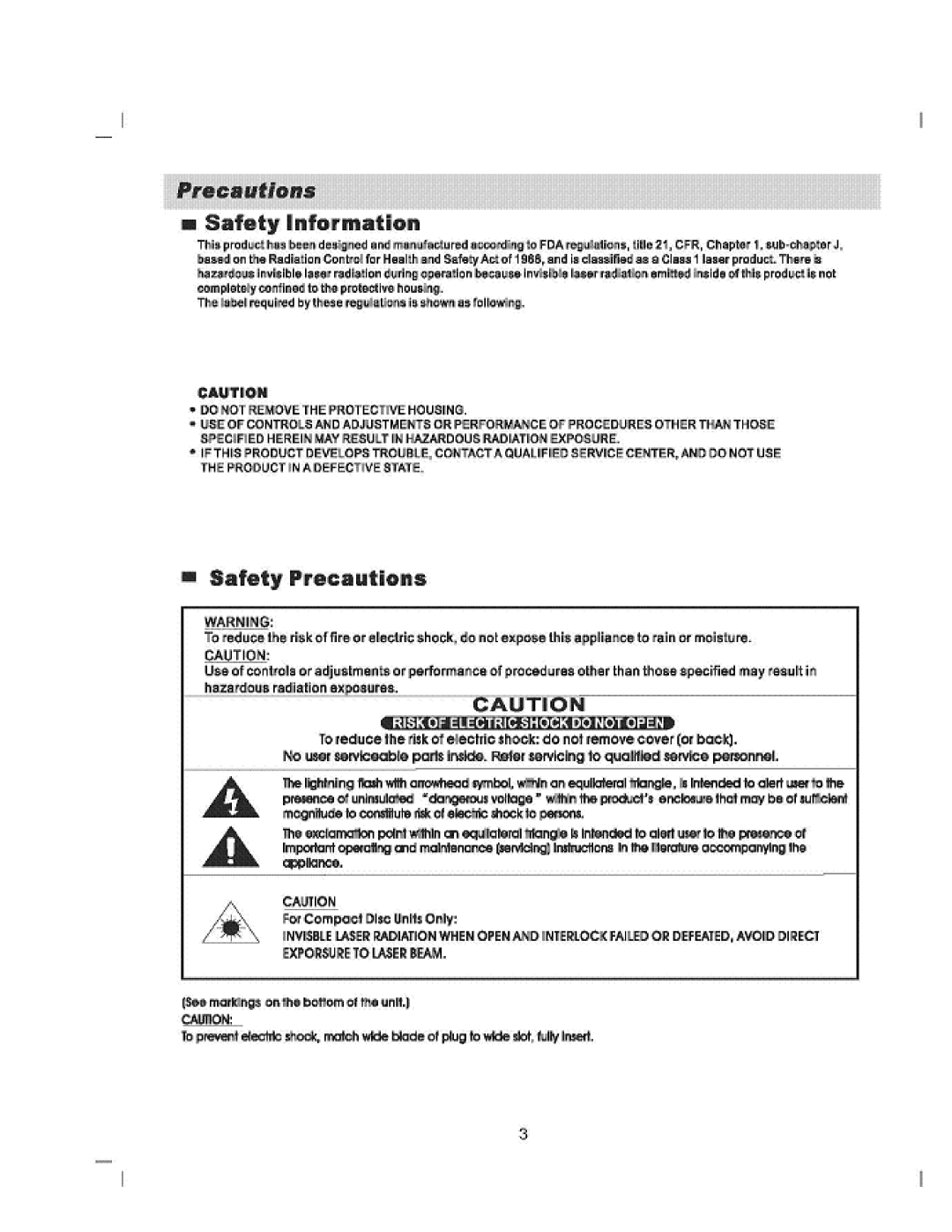 Curtis RCD822-B manual 