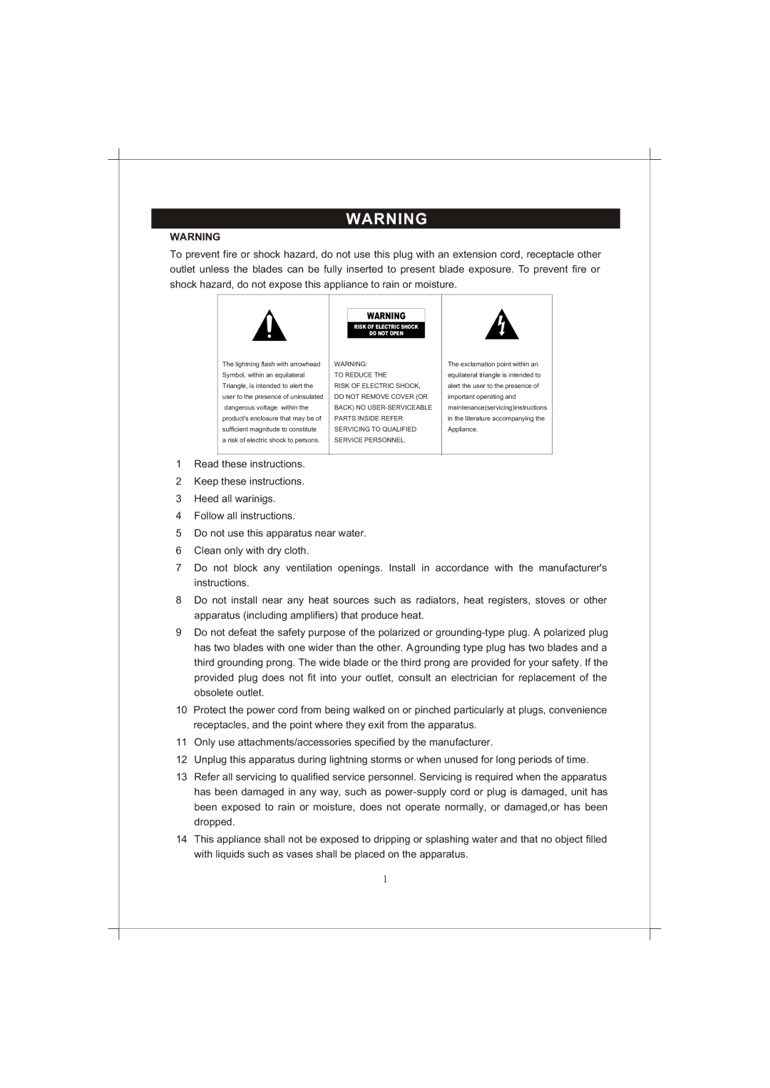 Curtis RCD856 manual To Reduce 