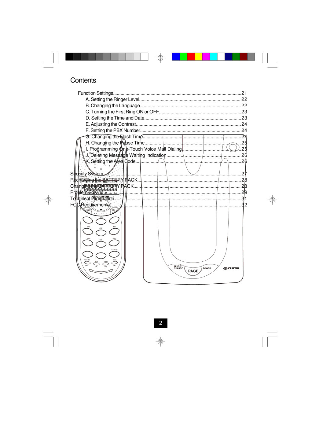 Curtis TC924 owner manual Changing the Battery Pack Problem Solving 