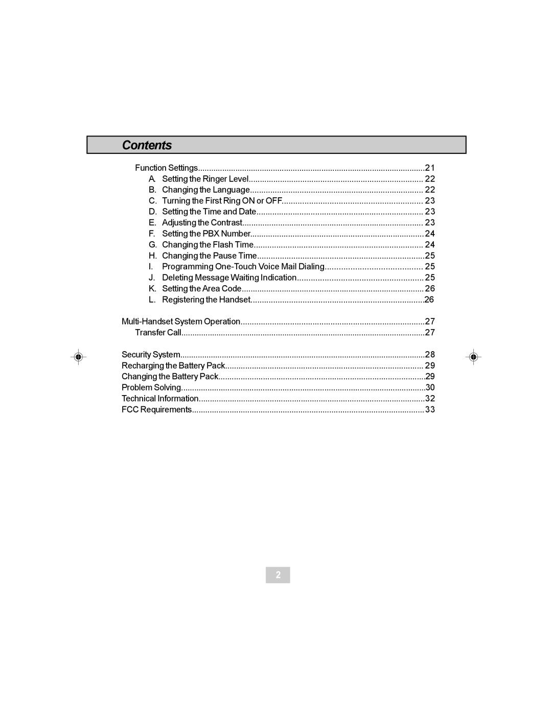 Curtis TC984 manual Contents 