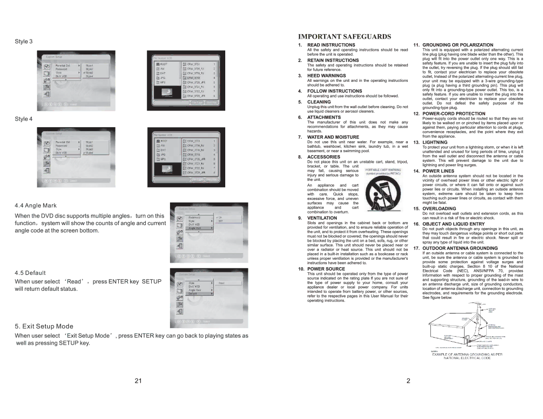 Curtis TVD2002-B manual 