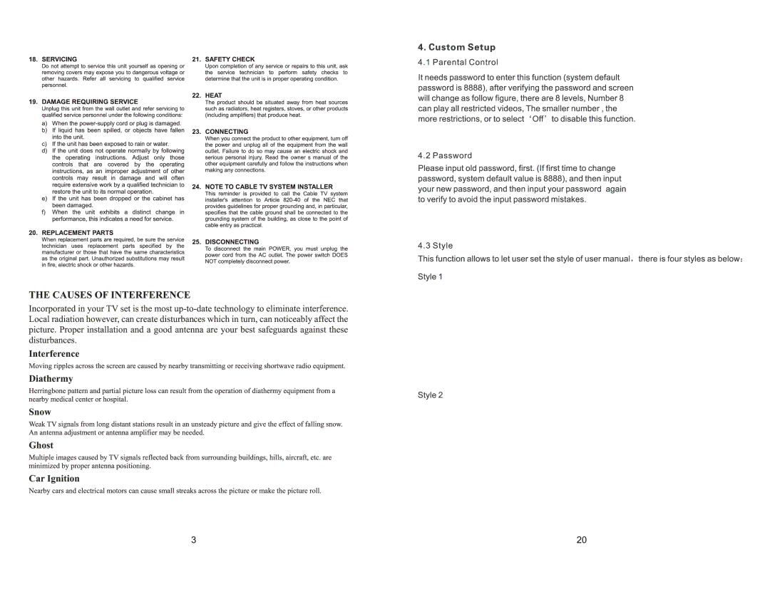 Curtis TVD2002-B manual 
