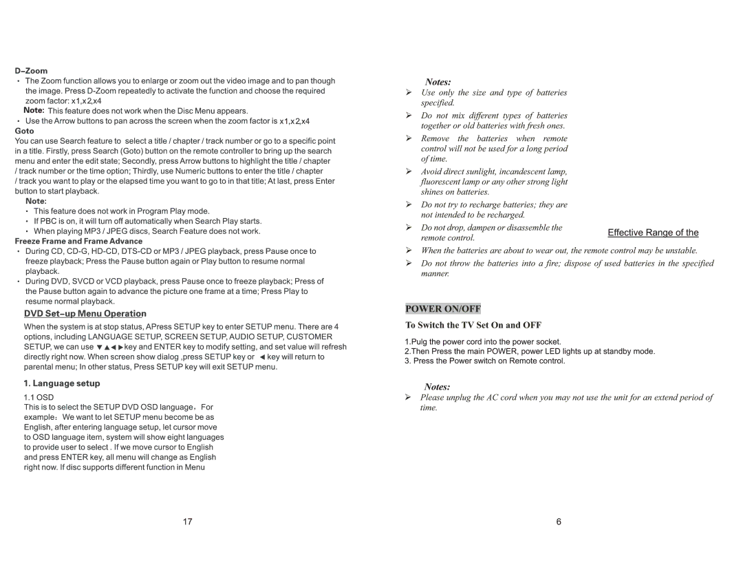 Curtis TVD2002-B manual 