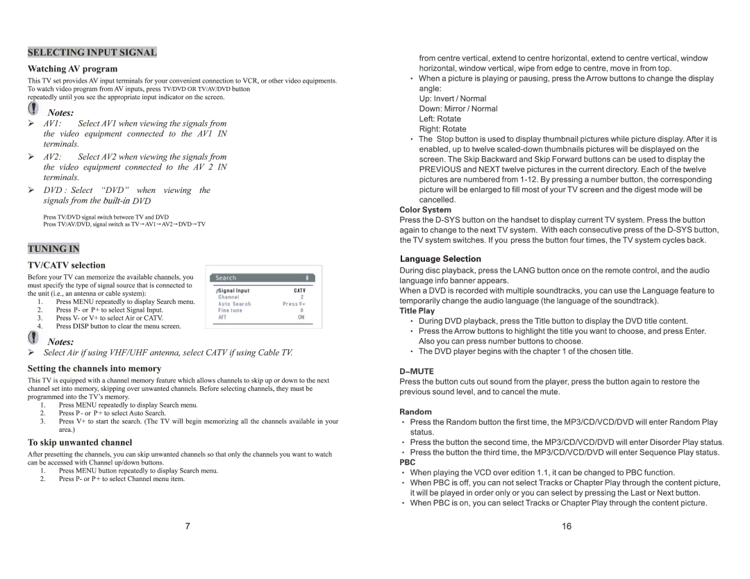 Curtis TVD2002-B manual 