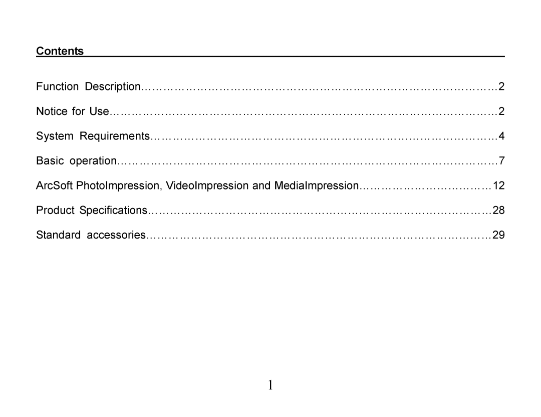 Curtis VR223 manual Contents 