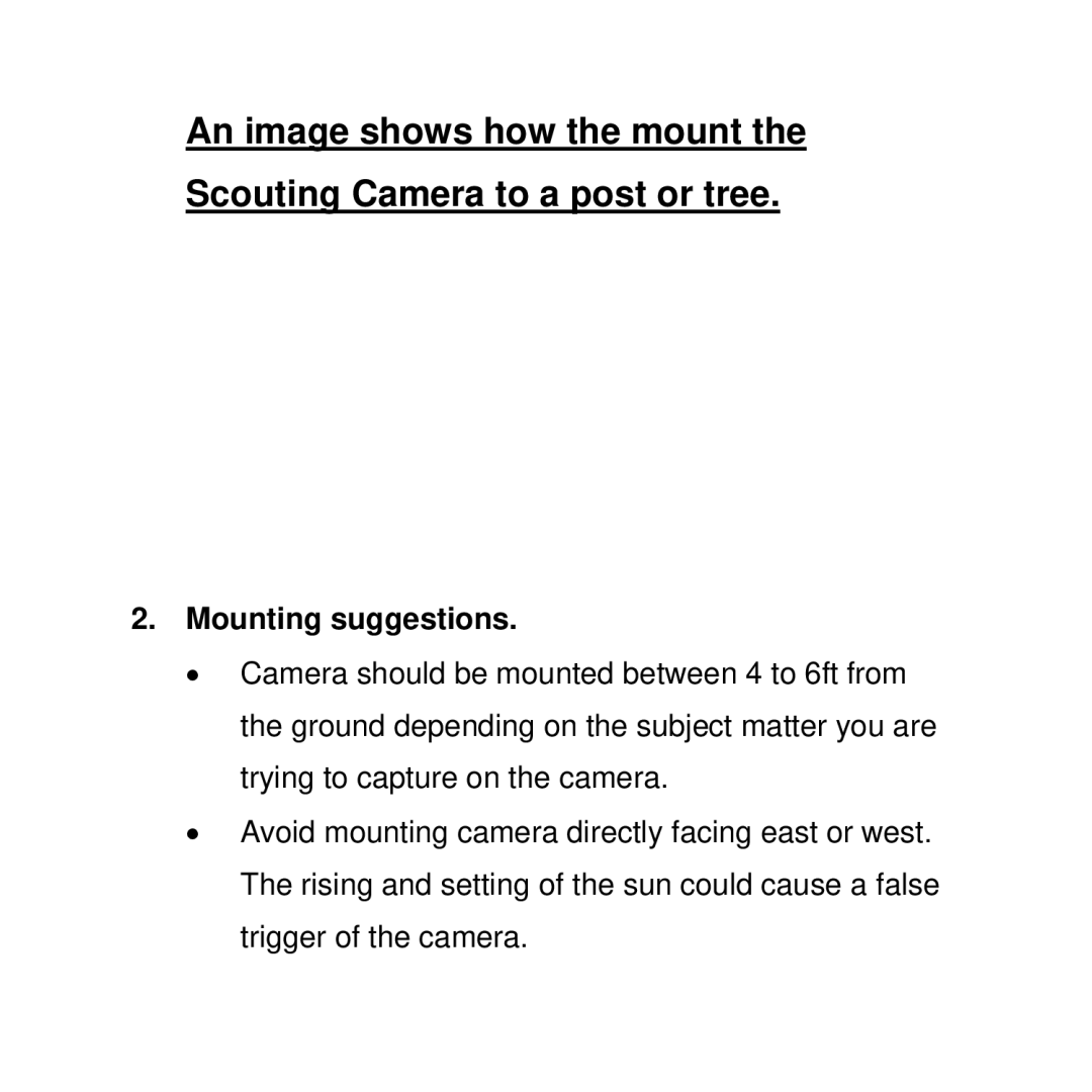 Curtis WF-037a user manual Mounting suggestions 