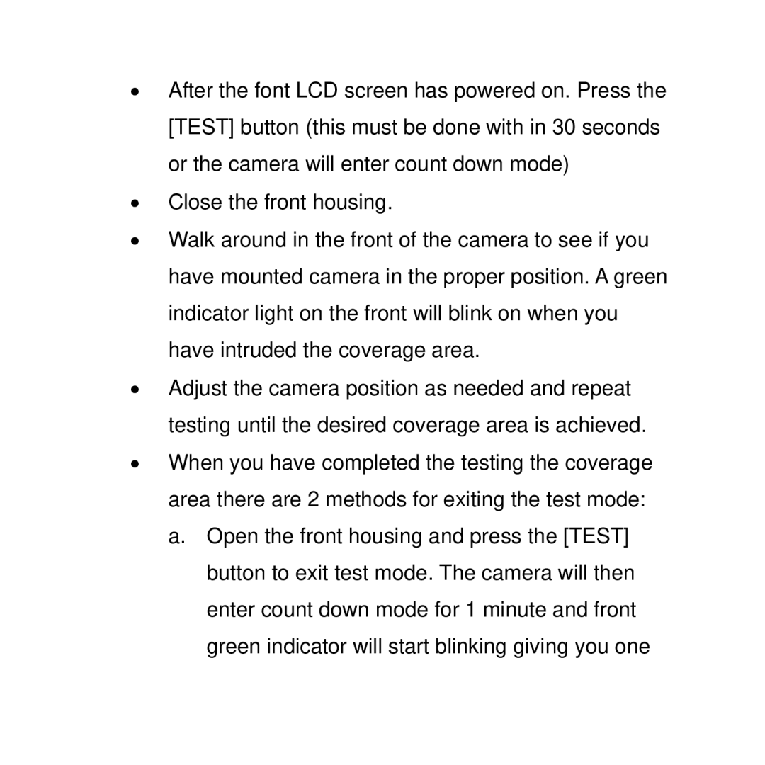 Curtis WF-037a user manual 