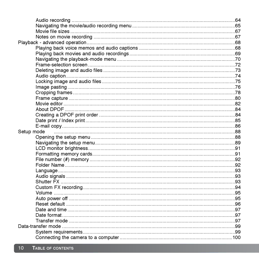 Cyber Acoustics DiMAGE Xg instruction manual System requirements 