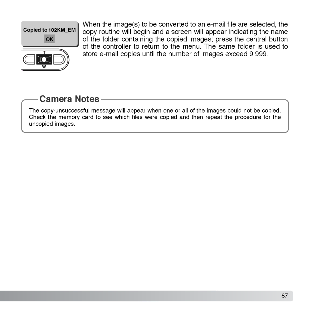 Cyber Acoustics DiMAGE Xg instruction manual Copied to 102KMEM 