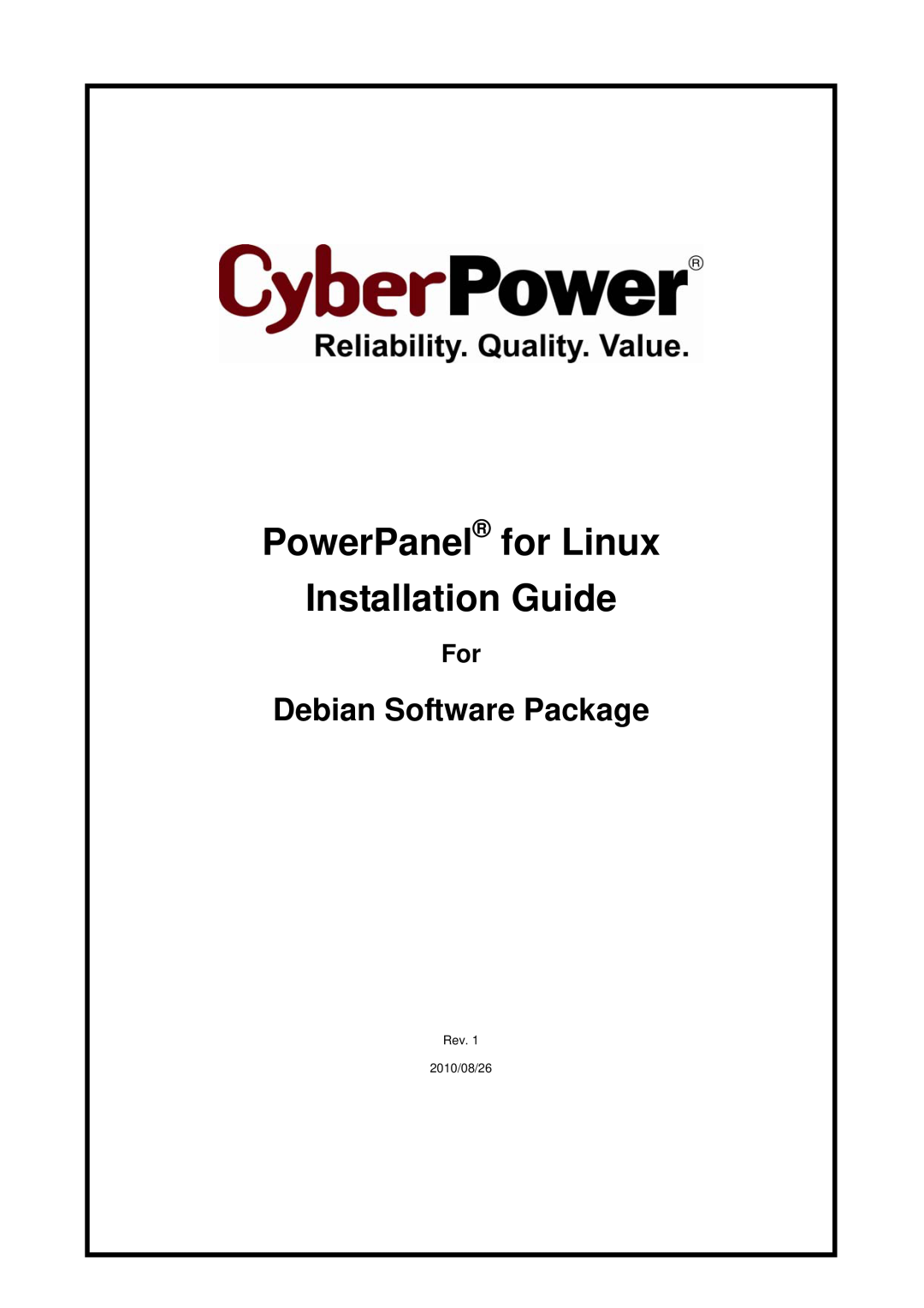 CyberPower 1.5.11 manual PowerPanel for Linux, InstallationUser’s ManualGuide, PowerPanel Business Edition 