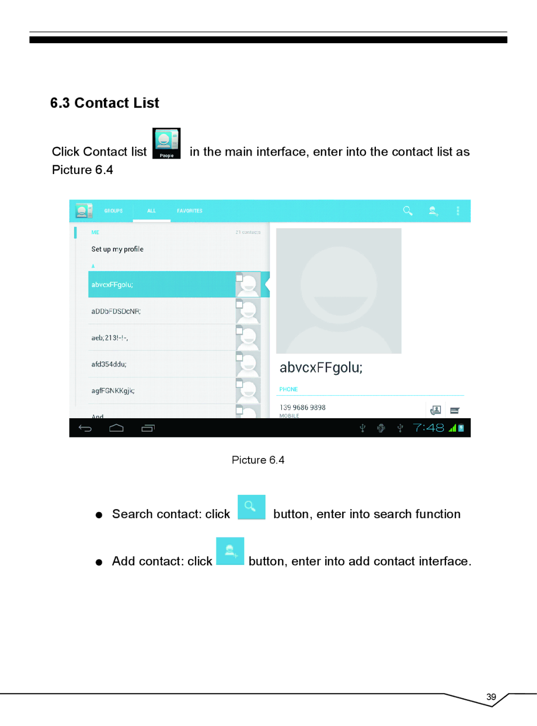 CyberPower 796TPC user manual Contact List 