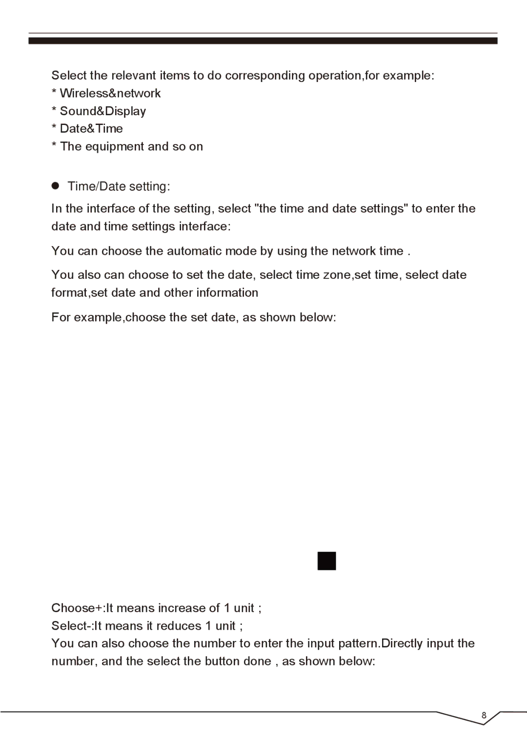 CyberPower Systems IVIEW-435TPC-BK user manual Time/Date setting 