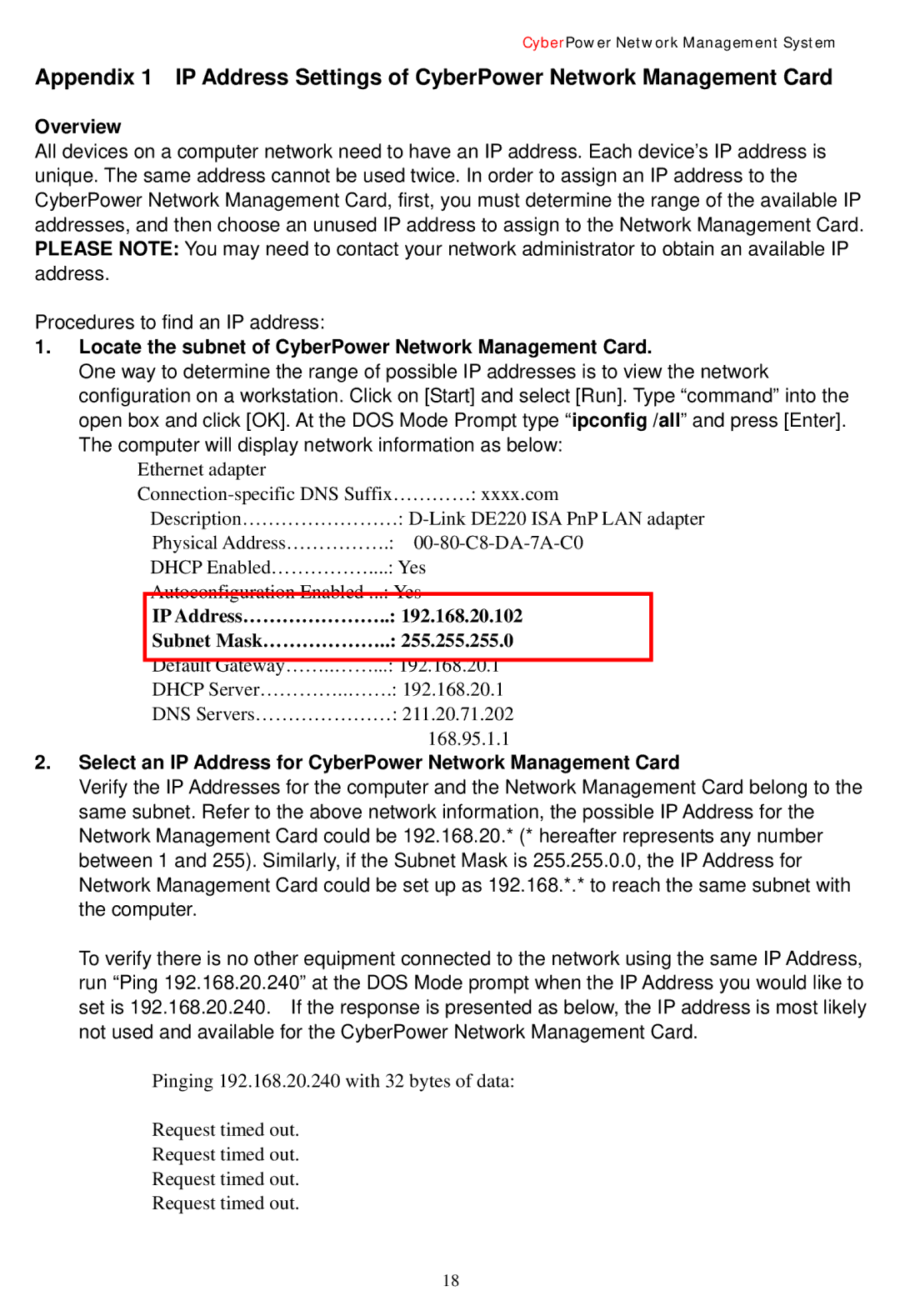 CyberPower Systems Network Management Card user manual Overview 