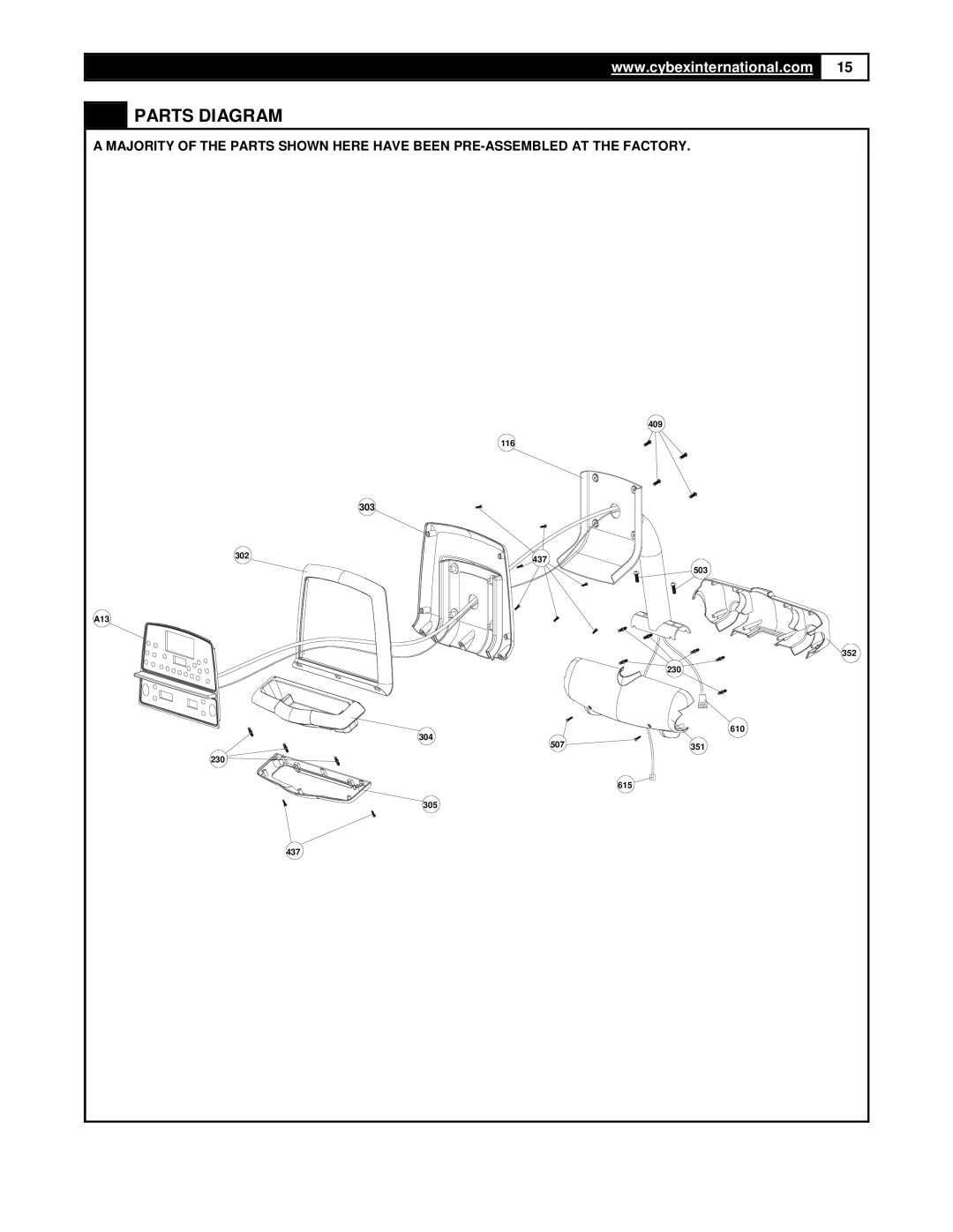 Cybex International 350A manual 303 