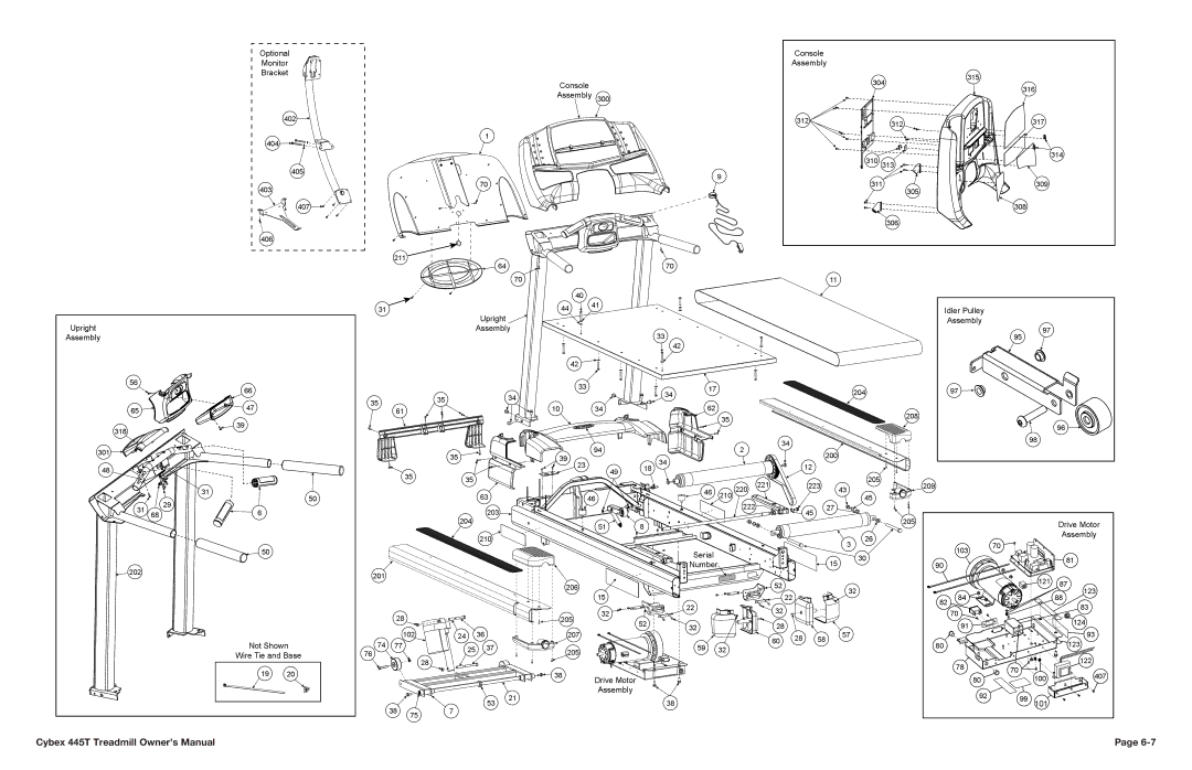 Cybex International CX-445T manual Optional 