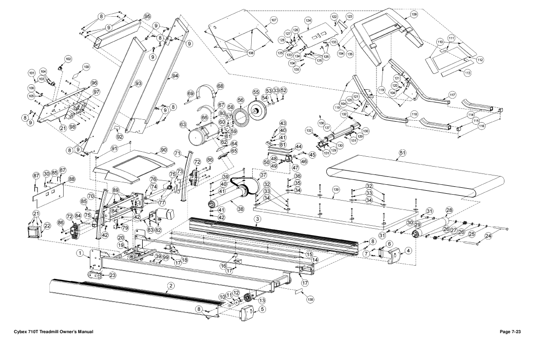 Cybex International LT-14464-4 Rev H, 710T manual 