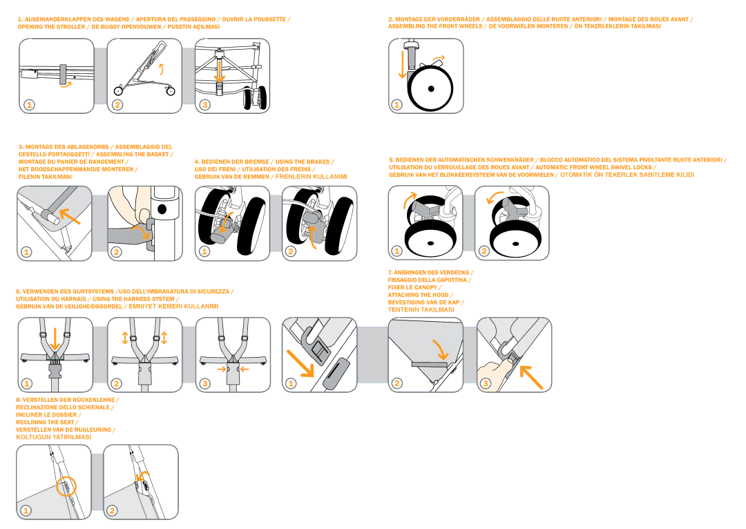 Cybex Strollers CYBEX RUBY manual Koltugun yatırılması 