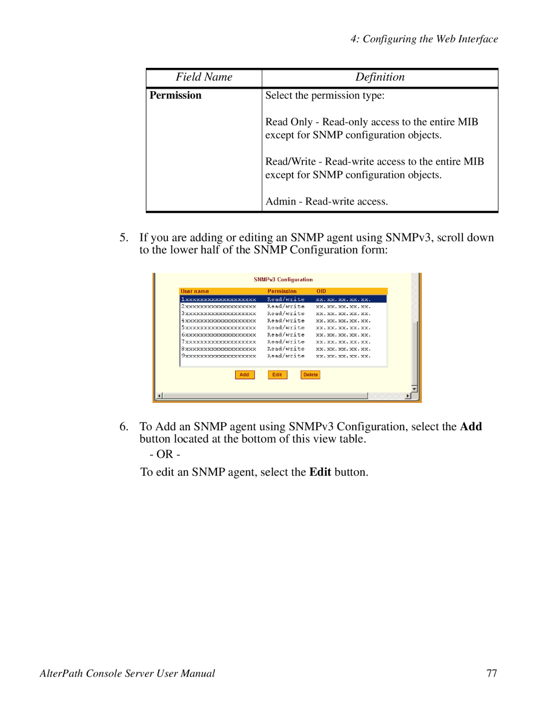 Cyclades 2.3.0, ACS48 user manual Permission 