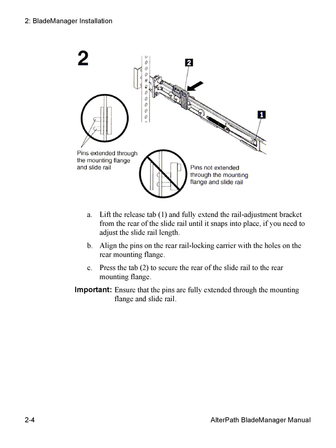 Cyclades AlterPath BladeManager user manual BladeManager Installation 