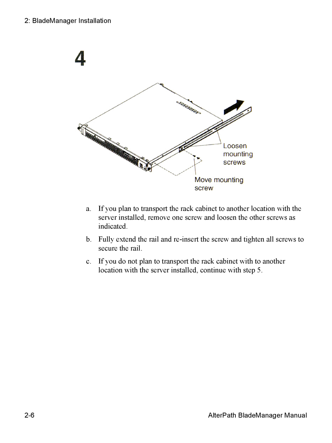 Cyclades AlterPath BladeManager user manual BladeManager Installation 