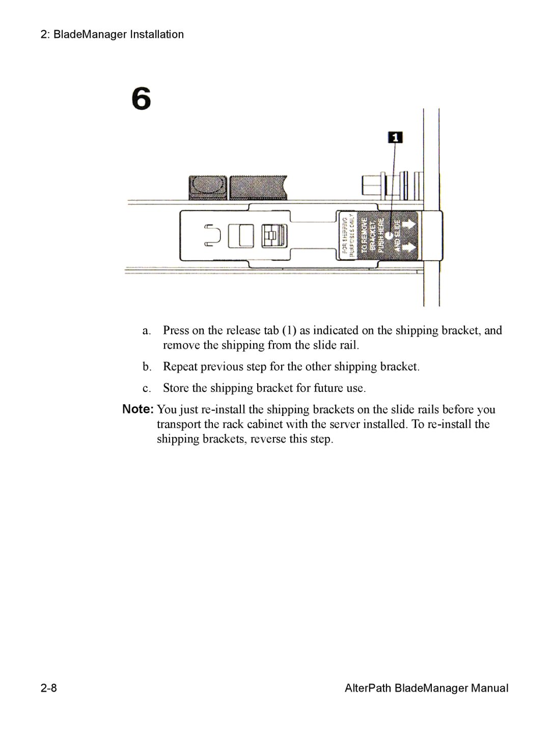 Cyclades AlterPath BladeManager user manual BladeManager Installation 