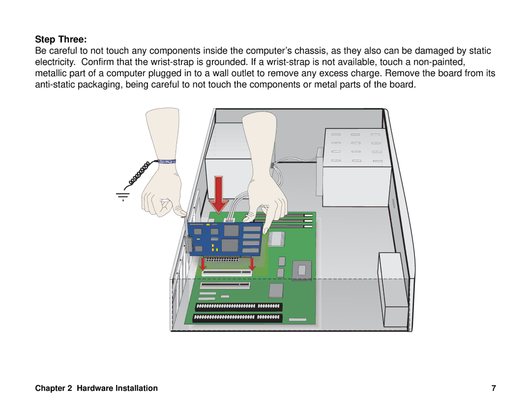 Cyclades PC400 installation manual Step Three 