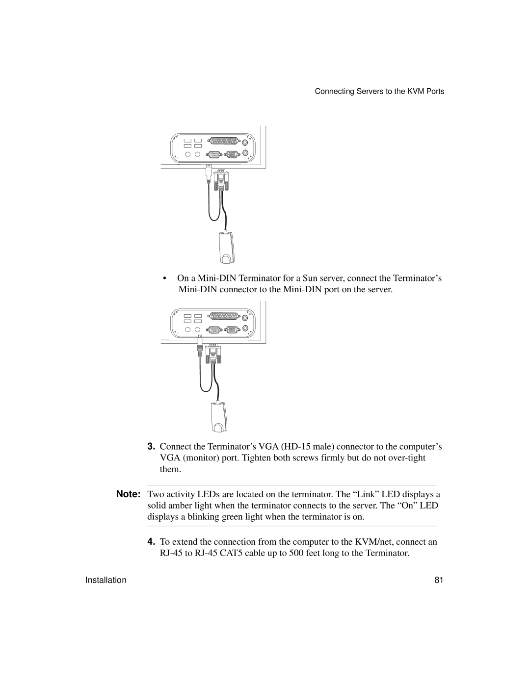 Cyclades User's Guide manual Installation 